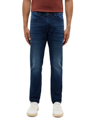 Męskie Spodnie Jeansowe Mustang Style Oregon Slim K Denim Blue 1015872 5000 983