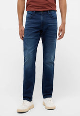 Męskie Spodnie Jeansowe Mustang Style Oregon Slim K Denim Blue 1015872 5000 983