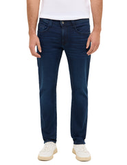 Męskie Spodnie Jeansowe Mustang Style Oregon Slim K Denim Blue 1016322 5000 802