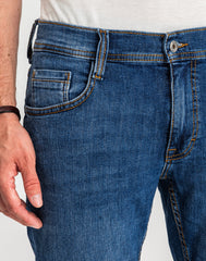 Męskie Spodnie Jeansowe Mustang Style Oregon Tapered Denim Blue 1017123 5000 782