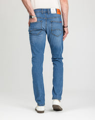 Męskie Spodnie Jeansowe Mustang Style Oregon Tapered Denim Blue 1018014 5000 682