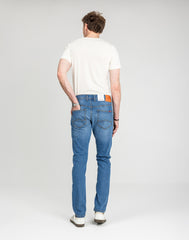 Męskie Spodnie Jeansowe Mustang Style Oregon Tapered Denim Blue 1018014 5000 682