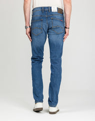 Męskie Spodnie Jeansowe Mustang Style Oregon Tapered Denim Blue 1018014 5000 782