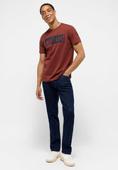 Męskie Spodnie Jeansowe Mustang Style Tramper Straight Denim Blue 1015877 5000 940