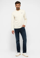 Męskie Spodnie Jeansowe Mustang Style Tramper Straight Denim Blue 1015878 5000 803