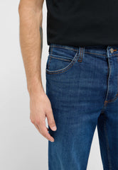 Męskie Spodnie Jeansowe Mustang Style Tramper Straight Denim Blue 1016333 5000 502