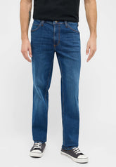 Męskie Spodnie Jeansowe Mustang Style Tramper Straight Denim Blue 1016333 5000 502