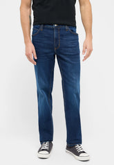 Męskie Spodnie Jeansowe Mustang Style Tramper Straight Denim Blue 1016333 5000 902