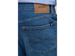 Męskie Spodnie Jeansowe Mustang Style Tramper Straight Denim Blue 1016809 5000 502