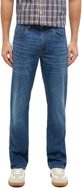 Męskie Spodnie Jeansowe Mustang Style Tramper Straight ULW Denim Blue 1017441 5000 940