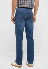 Męskie Spodnie Jeansowe Mustang Style Tramper Straight ULW Denim Blue 1017441 5000 940
