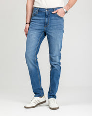 Męskie Spodnie Jeansowe Mustang Style Tramper Tapered Denim Blue 1018016 5000 623