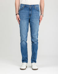 Męskie Spodnie Jeansowe Mustang Style Tramper Tapered Denim Blue 1018016 5000 623
