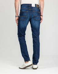 Męskie Spodnie Jeansowe Mustang Style Tramper Tapered Denim Blue 1018016 5000 882