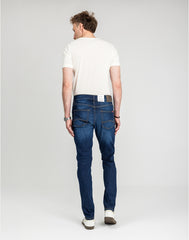 Męskie Spodnie Jeansowe Mustang Style Tramper Tapered Denim Blue 1018016 5000 882
