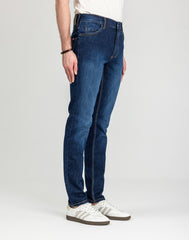 Męskie Spodnie Jeansowe Mustang Style Tramper Tapered Denim Blue 1018016 5000 882
