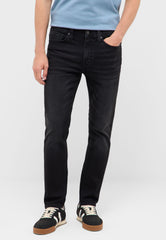 Męskie Spodnie Jeansowe Mustang Style Vegas Slim Denim Black 1018238 4000 982