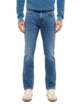 Męskie Spodnie Jeansowe Mustang Style Vegas Slim Denim Blue 1017422 5000 602