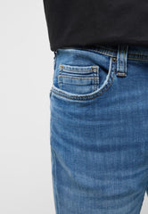Męskie Spodnie Jeansowe Mustang Style Vegas Slim Denim Blue 1017701 5000 683