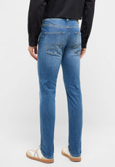 Męskie Spodnie Jeansowe Mustang Style Vegas Slim Denim Blue 1017701 5000 683