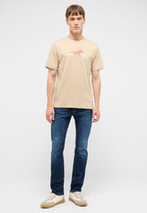 Męskie Spodnie Jeansowe Mustang Style Vegas Slim Denim Blue 1017701 5000 883
