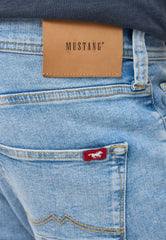 Męskie Spodnie Jeansowe Mustang Style Vegas Slim Denim Blue 1018235 5000 434
