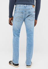 Męskie Spodnie Jeansowe Mustang Style Vegas Slim Denim Blue 1018235 5000 434