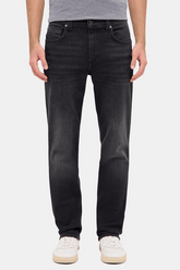 Męskie Spodnie Jeansowe Mustang Style Washington Straight Denim Black 1016334 4000 802