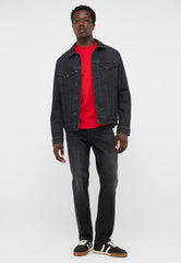 Męskie Spodnie Jeansowe Mustang Style Washington Straight Denim Black 1018270 4000 883
