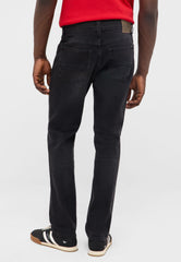 Męskie Spodnie Jeansowe Mustang Style Washington Straight Denim Black 1018270 4000 883
