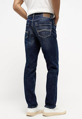 Męskie Spodnie Jeansowe Mustang Style Washington Straight Denim Blue 1014705 5000 982
