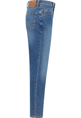 Męskie Spodnie Jeansowe Mustang Style Washington Straight Denim Blue 1016814 5000 582