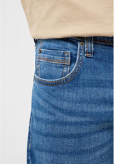 Męskie Spodnie Jeansowe Mustang Style Washington Straight Denim Blue 1017439 5000 502