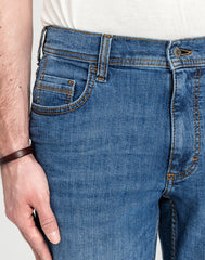 Męskie Spodnie Jeansowe Mustang Style Washington Straight Denim Blue 1018017 5000 782