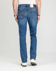 Męskie Spodnie Jeansowe Mustang Style Washington Straight Denim Blue 1018017 5000 782