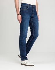 Męskie Spodnie Jeansowe Mustang Style Washington Straight Denim Blue 1018017 5000 882