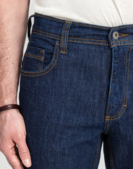Męskie Spodnie Jeansowe Mustang Style Washington Straight Denim Blue 1018017 5000 901