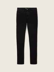 Męskie Spodnie Jeansowe Tom Tailor Troy Czarne Slim Fit 1021160 10270