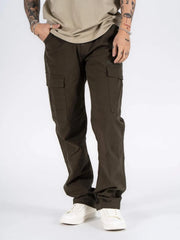 Męskie Spodnie Materiałowe Marcus Gerry Cargo 5052 Olive Green 16-200145