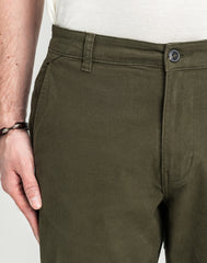 Męskie Spodnie Materiałowe Marcus Gerry Chino 5052 Olive Green 16-200126