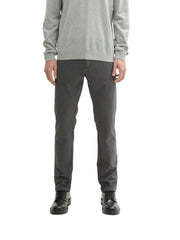 Męskie Spodnie Materiałowe Tom Tailor Jersey Slim Chino Black White Birds Eye 1044853 35951