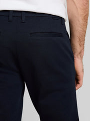 Męskie Spodnie Materiałowe Tom Tailor Jersey Slim Chino Sky Captain Blue 1044853 10668