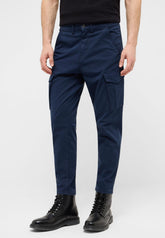 Męskie Spodnie Mustang Style Lex Cargo Dark Sapphire 1017466 4136