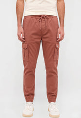 Męskie Spodnie Mustang Style Paris Jogger Cargo Cinnamon 1015896 3238