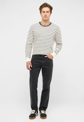 Męskie Spodnie Mustang Style Tramper Straight Jet Black 1017471 4188