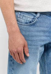 Męskie Spodnie jeansowe Mustang Style Denver Straight Denim Blue 1015522 5000 303