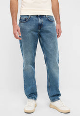 Męskie Spodnie jeansowe Mustang Style Denver Straight Denim Blue 1016443 5000 402