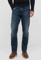 Męskie Spodnie jeansowe Mustang Style Denver Straight Denim Blue 1016817 5000 873