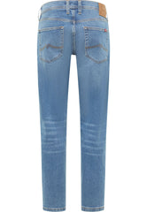 Męskie Spodnie Jeansowe Mustang Style Denver Straight Denim Blue 1017444 5000 583