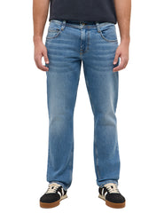 Męskie Spodnie Jeansowe Mustang Style Denver Straight Denim Blue 1017444 5000 583